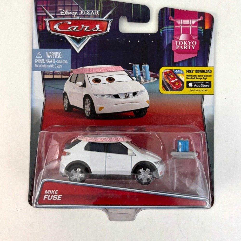 Disney Pixar Cars Mike Fuse Tokyo Party 2015 Mattel Diecast New Sealed
